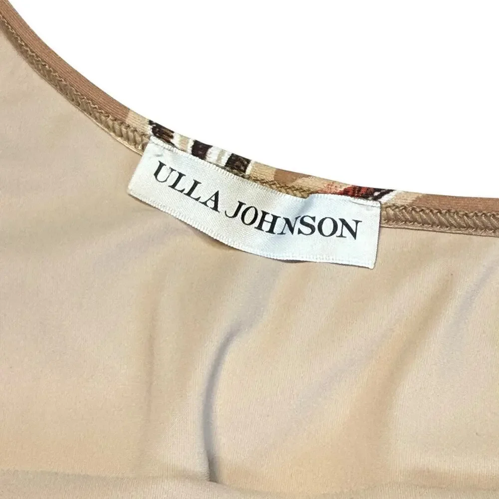 Ulla Johnson Martina Maillot Swimsuit + Biarritz Floral Print Tunic Small Set